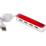 Branch Hub USB Dicota Mini - červený